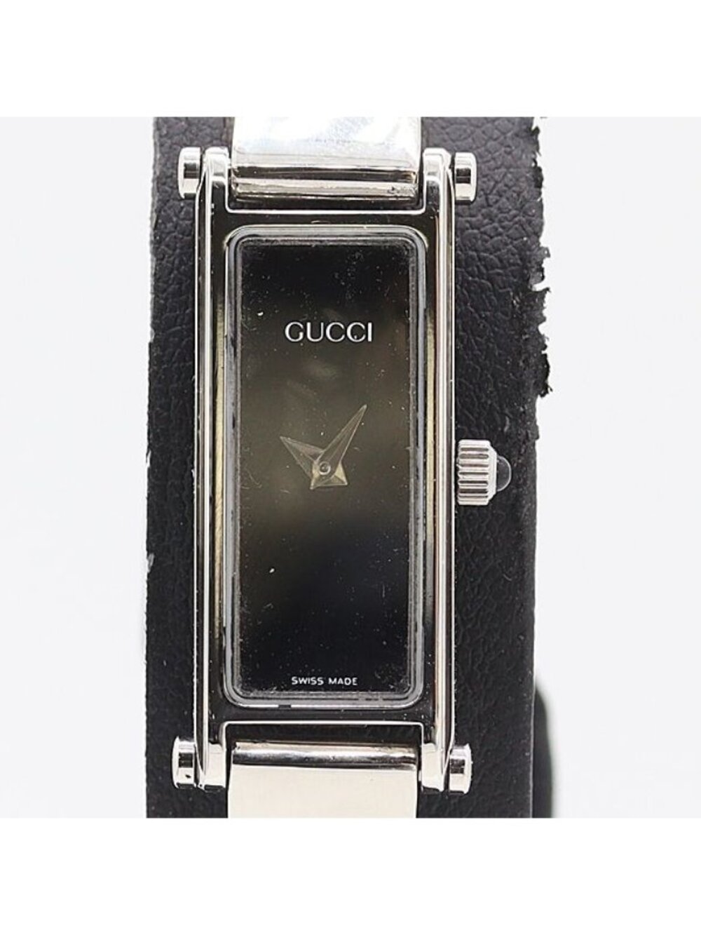 Gucci Brown Dial Bangle Watch